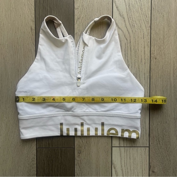 lululemon athletica White Sleeveless Crop Tank Top - Picture 4 of 5